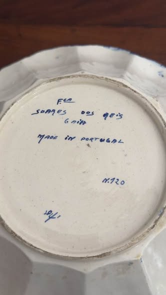 Antiga Fruteira Gomada em Faiaça – Fábrica Soares dos Reis (Gaia, N. 120)