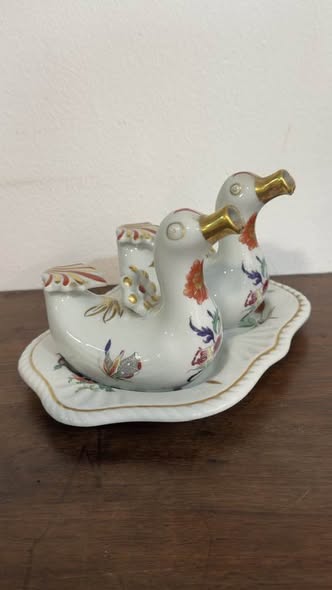Galheteiro “Patos” Completo em Porcelana Vista Alegre (1980-1992)