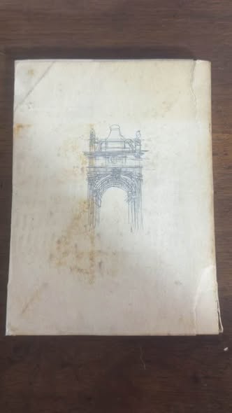 Livro Antigo "Les Cathédrales de France" - Auguste Rodin (1921/1925)