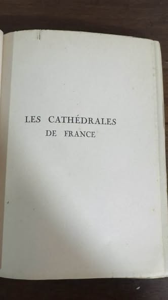 Livro Antigo "Les Cathédrales de France" - Auguste Rodin (1921/1925)