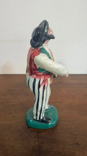 Estatueta Tamborileiro Figurado de Barcelos - Base artesanal lisa