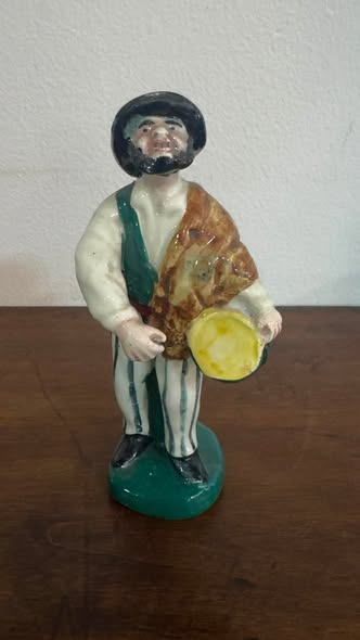 Estatueta Tamborileiro Figurado de Barcelos - Vista traseira