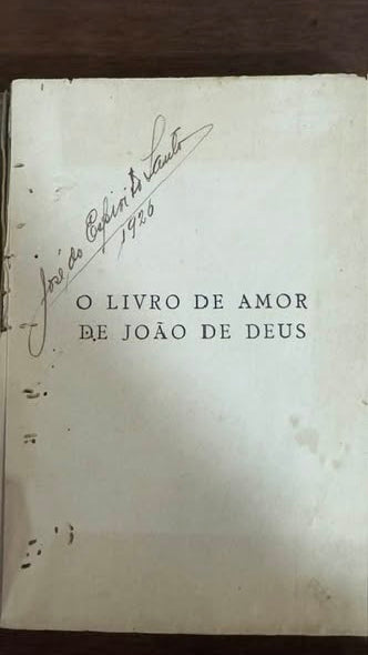 Livro Antigo "O Livro de Amor" - João de Deus (Poesias Escolhidas)
