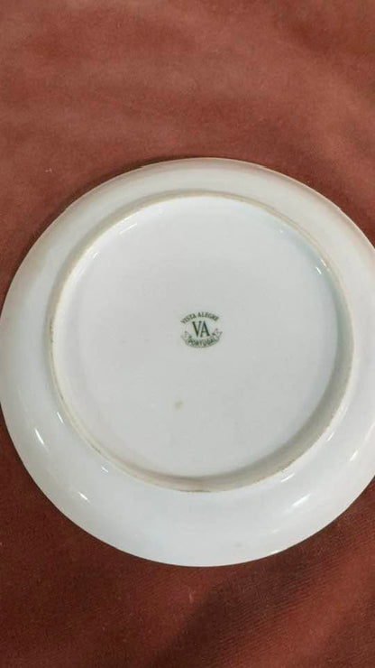 Prato Decorativo de Coleção "Casal de Cisnes" em Porcelana