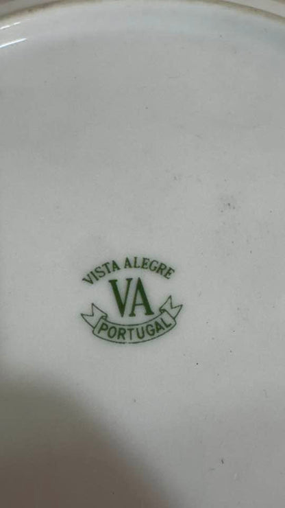 Prato Decorativo "Garças" em Porcelana Vista Alegre (1947-1968)