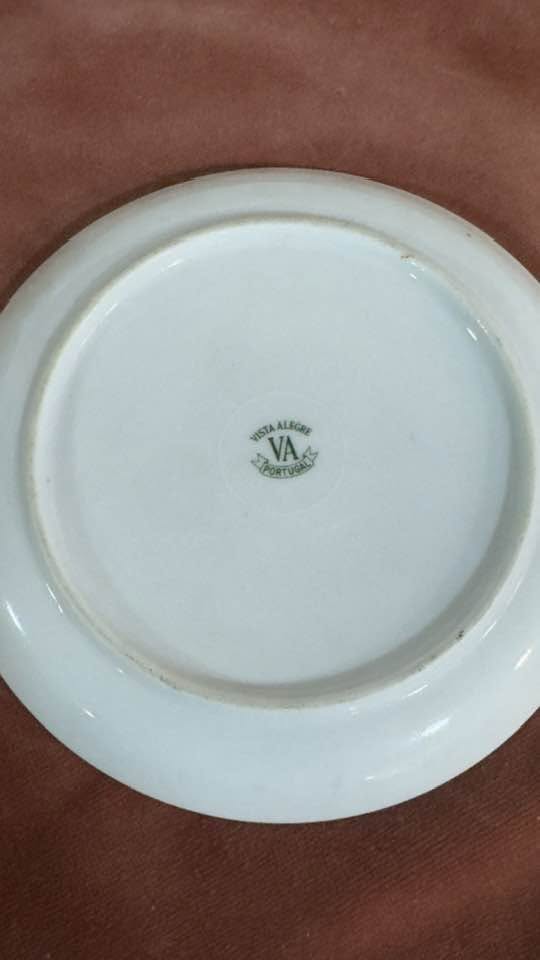 Prato Decorativo de Caça "Perdiz" em Porcelana com Grinalda