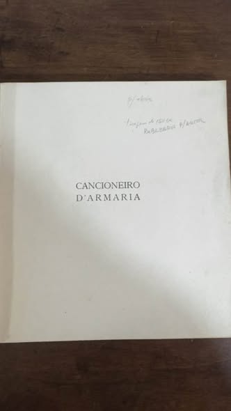 Livro "Cancioneiro d'Armaria" do Conde de São Payo – Rara Edição de 150 Exemplares (1929)