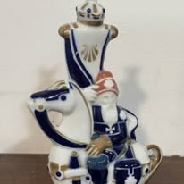 Figura Sargadelos – Apóstolo Santiago a Cavalo 22 cm