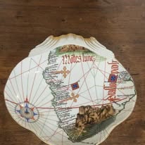 Concha Decorativa Vista Alegre para Mottahedeh – Coleção Bartolomeu Dias