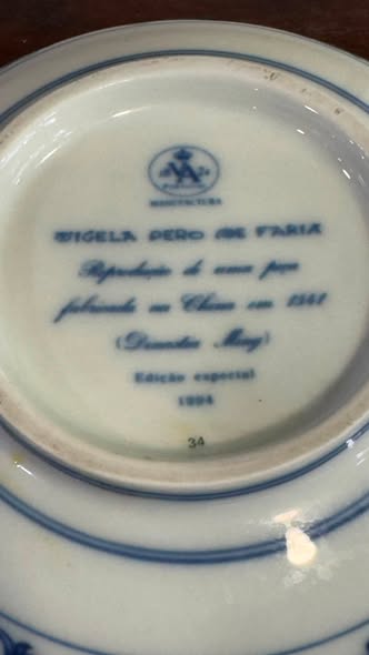 Tigela Pêro de Faria Vista Alegre – Edição Especial Nº 34 (1994)