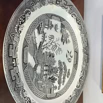 Terrina com Prato Sacavém – Decoração Estátua Preto e Branco