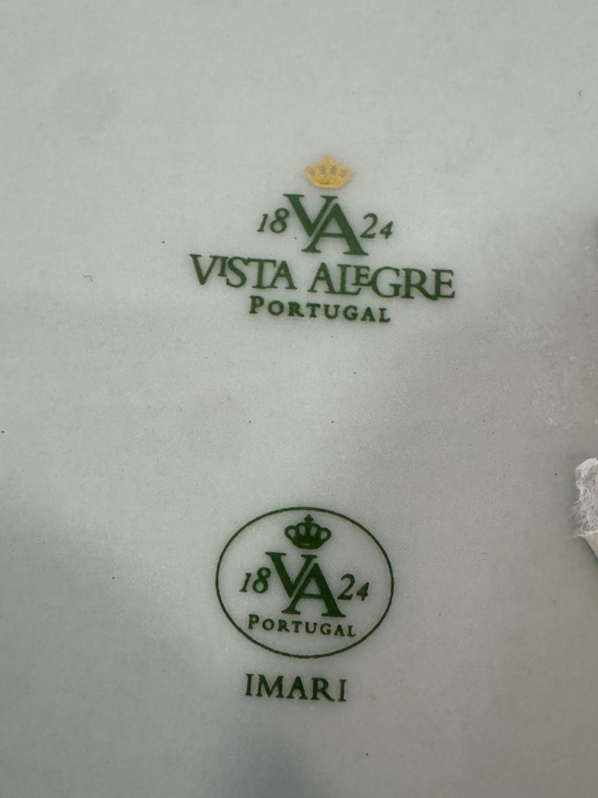 Caixa Vista Alegre Imari - Porcelana com Decoração Floral Oriental e Tampa