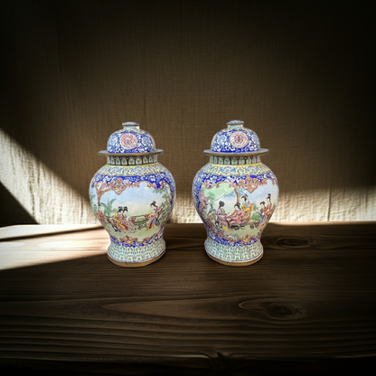 Jarro Chinês Esmaltado Qing – Século XIX | Peça de Museu Rara