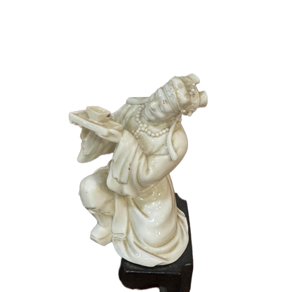 BLANC DE CHINE – Pair of Ceremonial Sculptures in Chinese Porcelain (Late 18th Century)