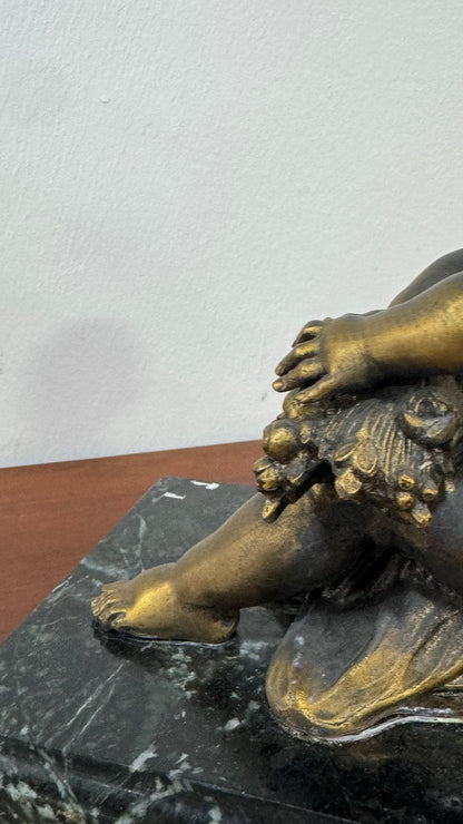 Table Clock Art Bronze – Classic Sculpture