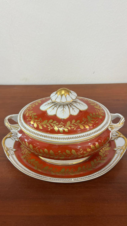 Vista Alegre Rouge de Fer – Porcelana 1947–1968 | Técnica Rara de Coleção