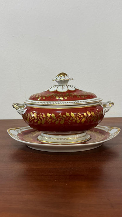 Vista Alegre Rouge de Fer – Porcelana 1947–1968 | Técnica Rara de Coleção