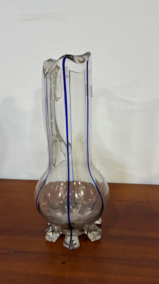 "Onion Foot" Mug – Portuguese Molded Glass, 19th Century