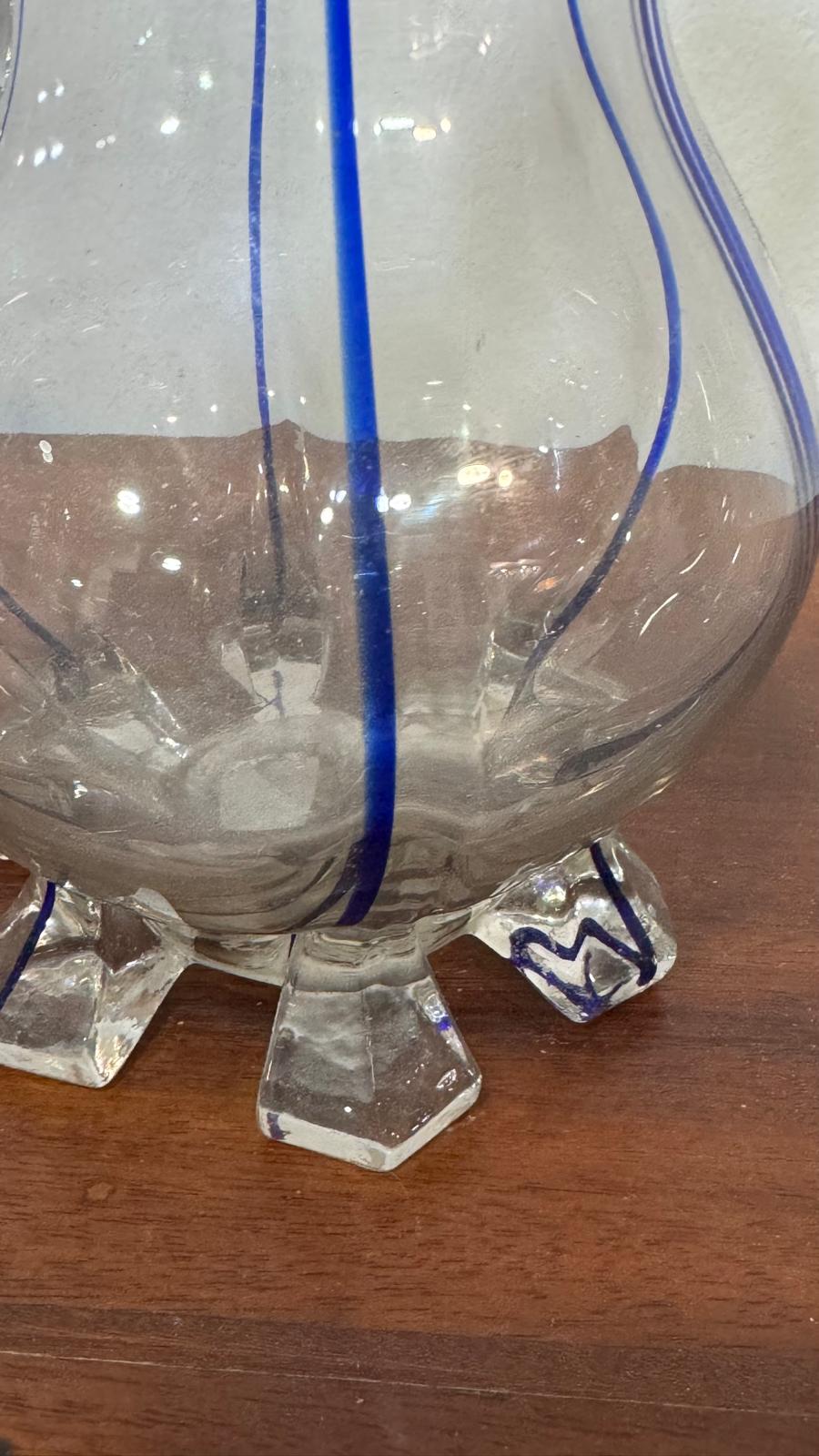 "Onion Foot" Mug – Portuguese Molded Glass, 19th Century