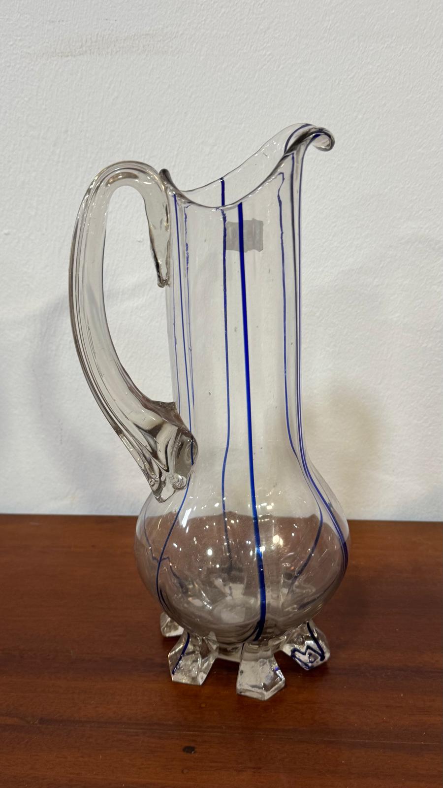 "Onion Foot" Mug – Portuguese Molded Glass, 19th Century