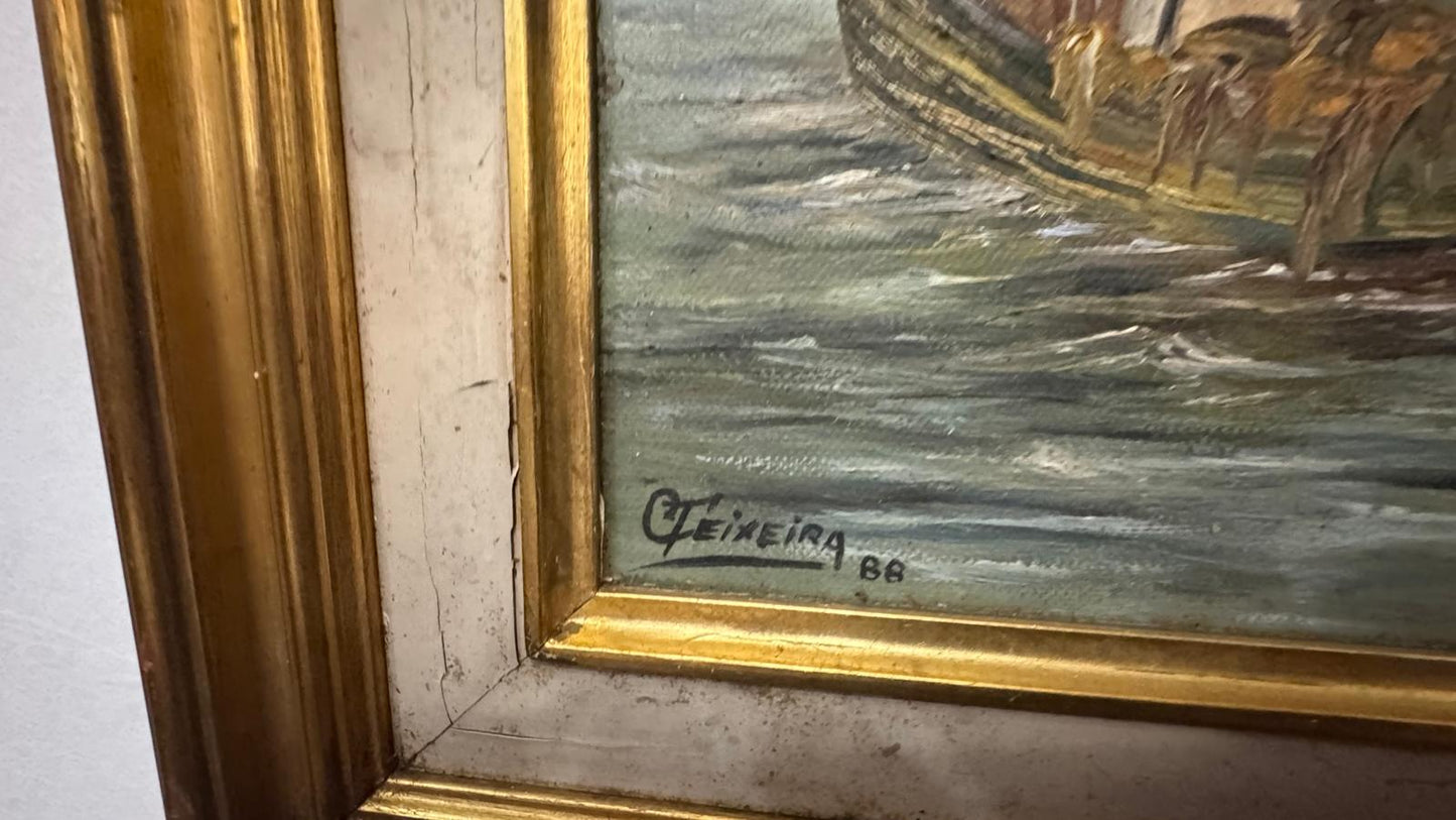 Original painting signed by C. Teixeira