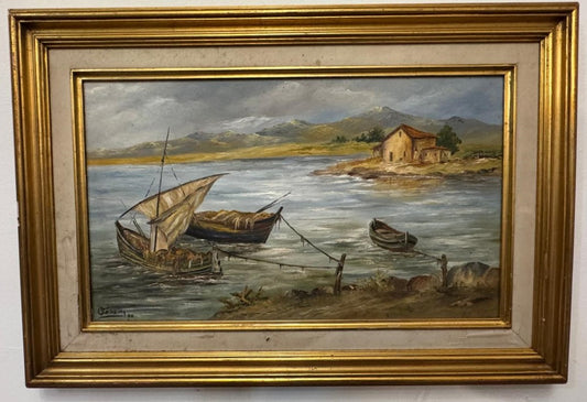 Original painting signed by C. Teixeira