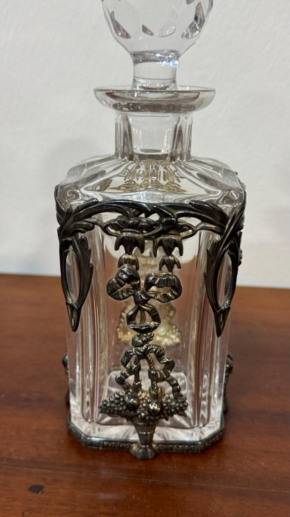 Decanter Vintage Topázio em Cristal Atlantis com Colarinho