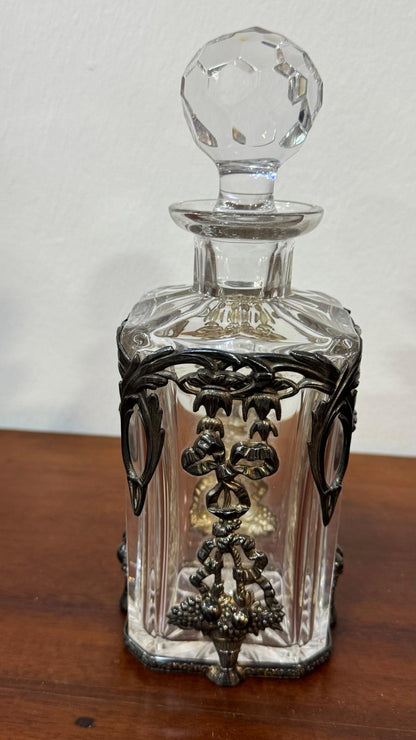 Decanter Vintage Topázio em Cristal Atlantis com Colarinho