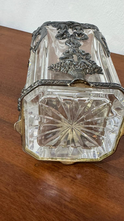 Decanter Vintage Topázio em Cristal Atlantis com Colarinho