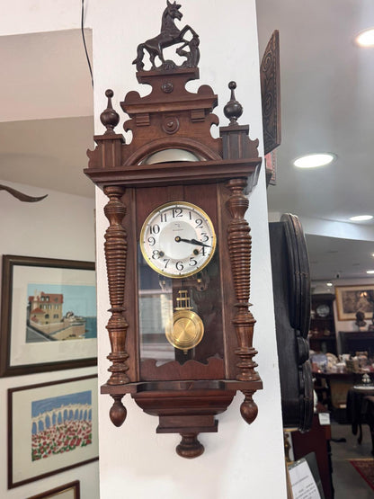 Antique Wall Clock REGULATOR – Carved Wood | Decorative and Functional Piece