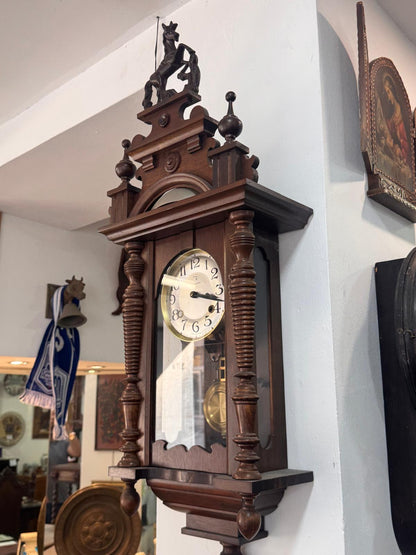 Antique Wall Clock REGULATOR – Carved Wood | Decorative and Functional Piece