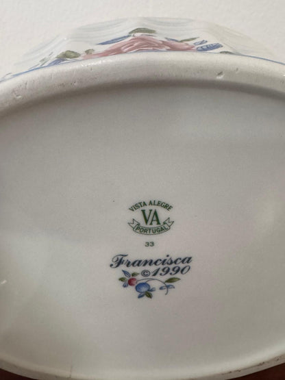 Vista Alegre Decorative Tureen – Francisca Collection 1990 | Portuguese Porcelain