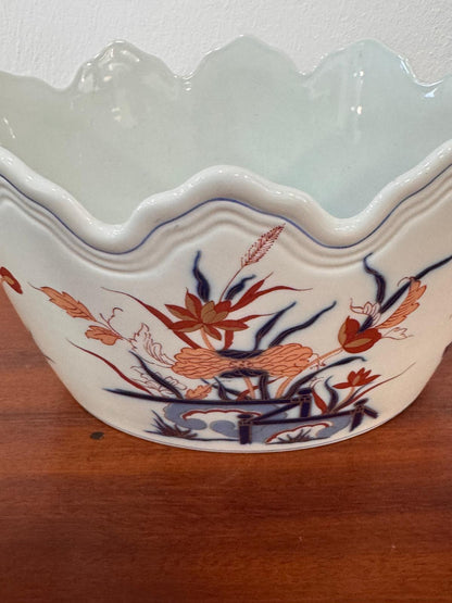 Vista Alegre Decorative Cup – Imari Collection | Portuguese Porcelain with Scalloped Rim