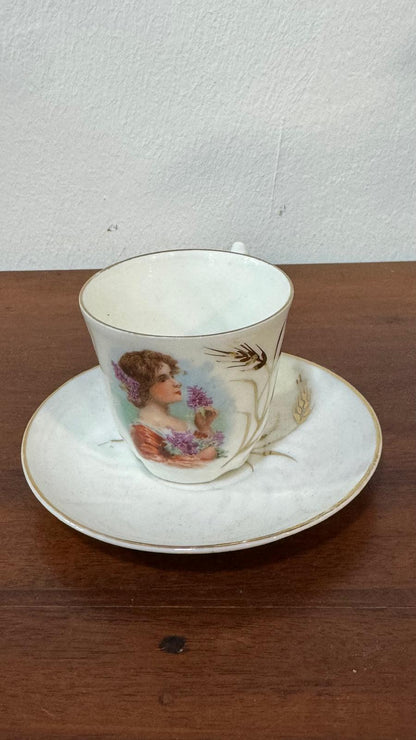 Vista Alegre Teacup – Stork Mark | Antique and Collectible Item