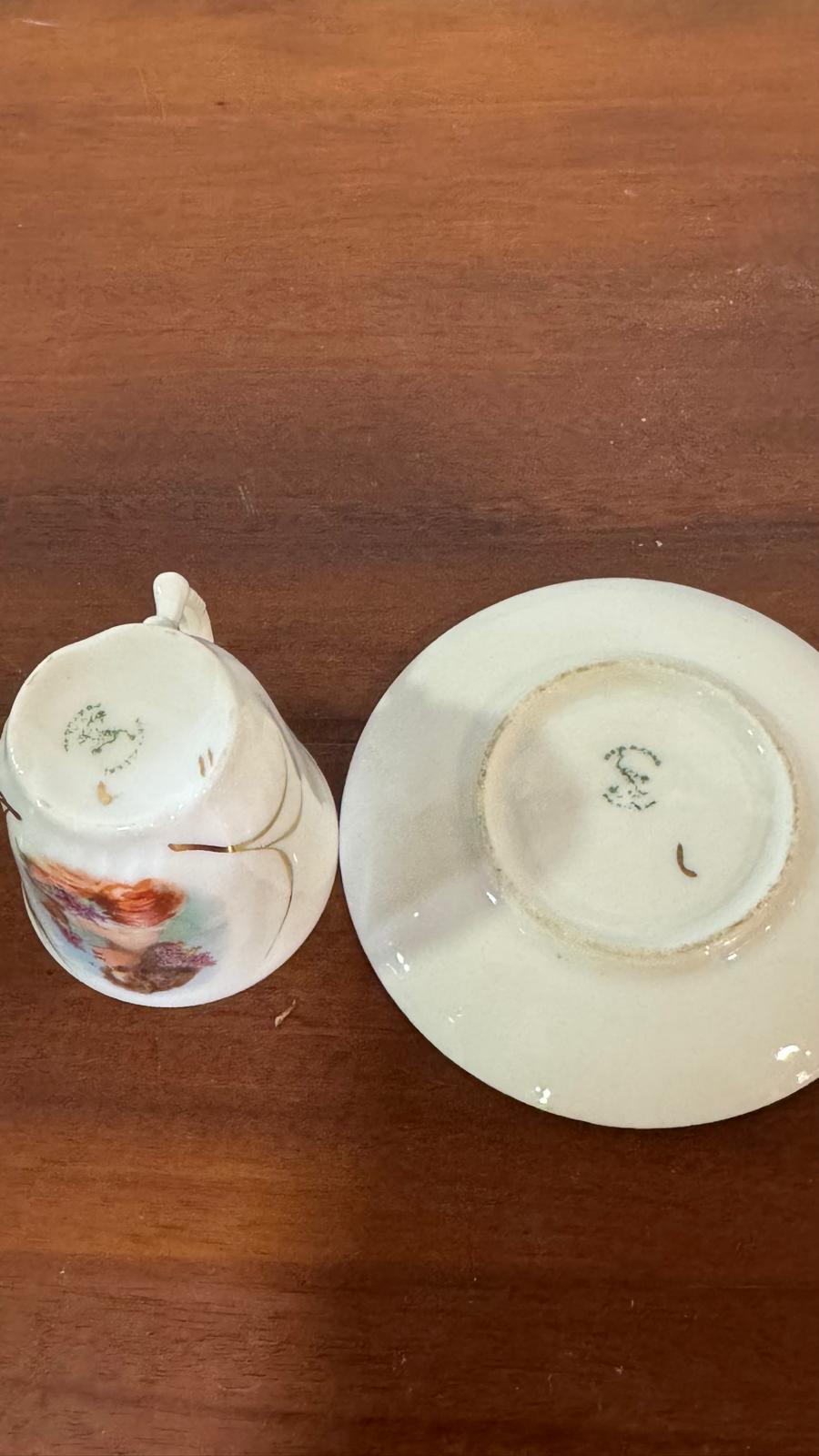 Vista Alegre Teacup – Stork Mark | Antique and Collectible Item