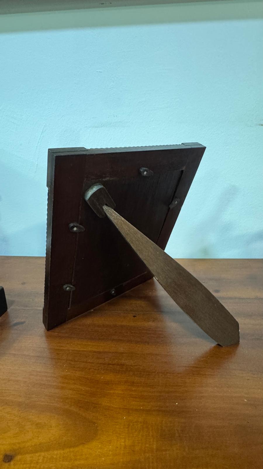 Antique Portuguese Table Frame in Sterling Silver (30 x 25 cm) – Art and Elegance of the 1920s