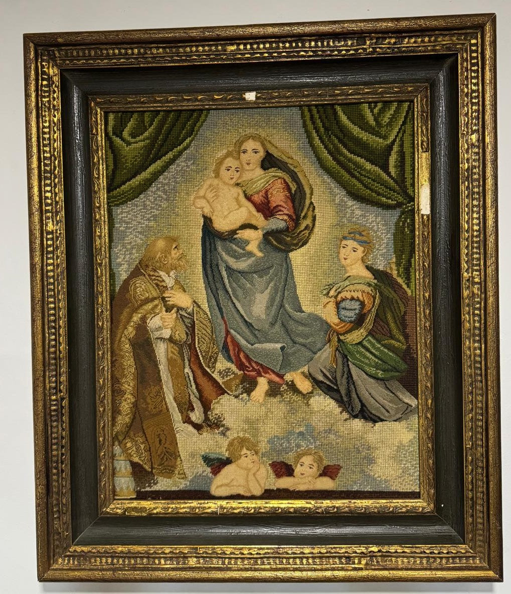 Tapeçaria Clássica – A Madona Sistina de Rafael Sanzio