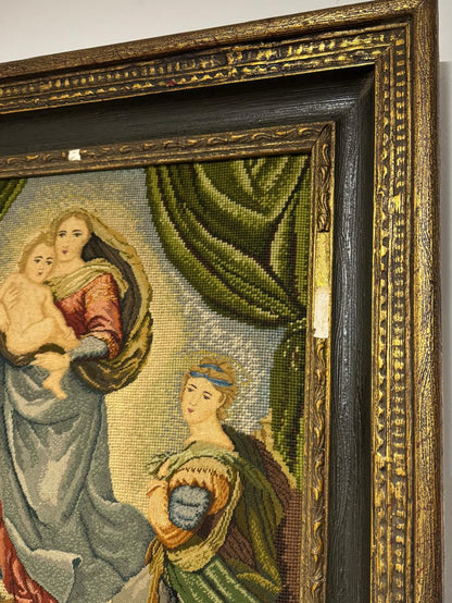 Tapeçaria Clássica – A Madona Sistina de Rafael Sanzio