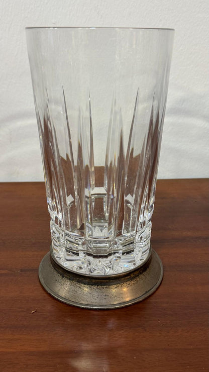 Jarra de Cristal Atlantis com Prata – Elegância Portuguesa
