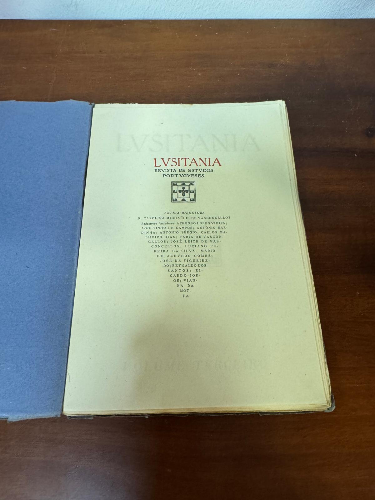 Lusitania - Revista de Estudos Portugueses 1925 - Fascículos VII e VIII - Publicação Histórica Rara