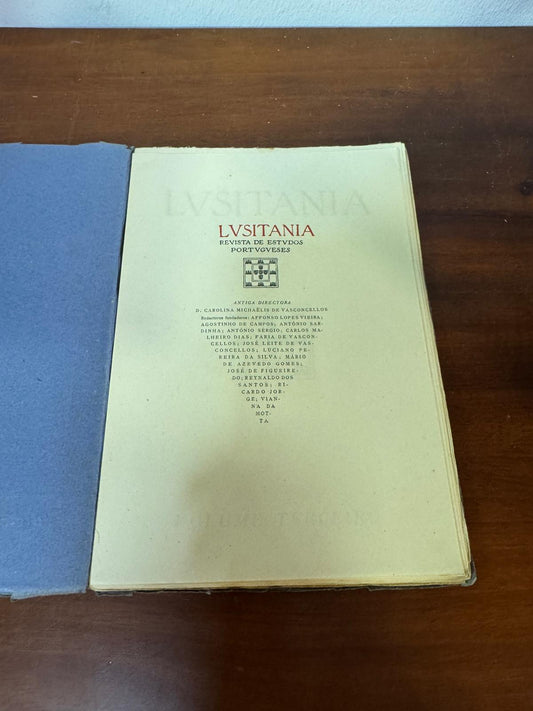 Lusitania - Revista de Estudos Portugueses 1925 - Fascículos VII e VIII - Publicação Histórica Rara