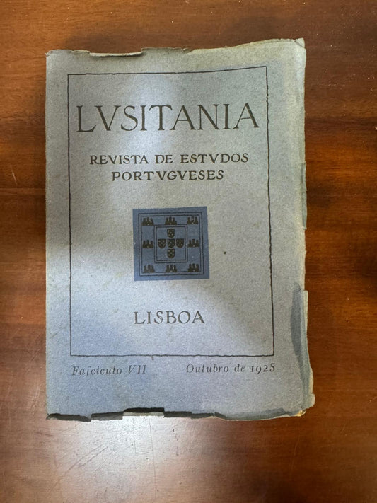Lusitania - Revista de Estudos Portugueses 1925 - Fascículos VII e VIII - Publicação Histórica Rara