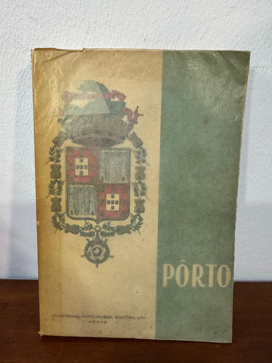 Porto - Livro Vintage com Brasão da Cidade - Companhia Portuguesa Editora
