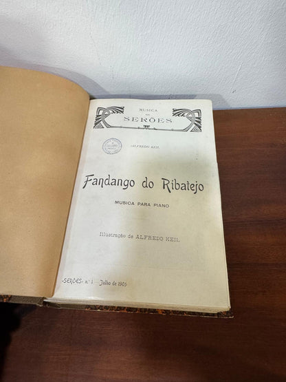 Fandango do Ribatejo 1905 - Música para Piano - Alfredo Keil - Partitura Antiga Rara