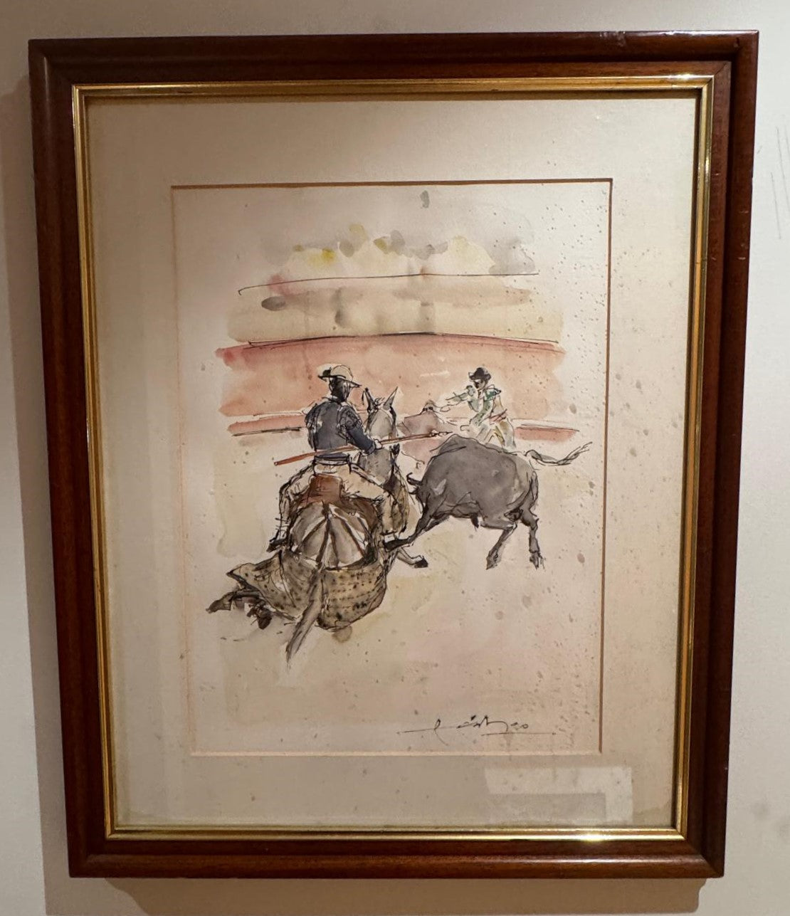 António Martin Maqueda - Aguarela Tauromaquia