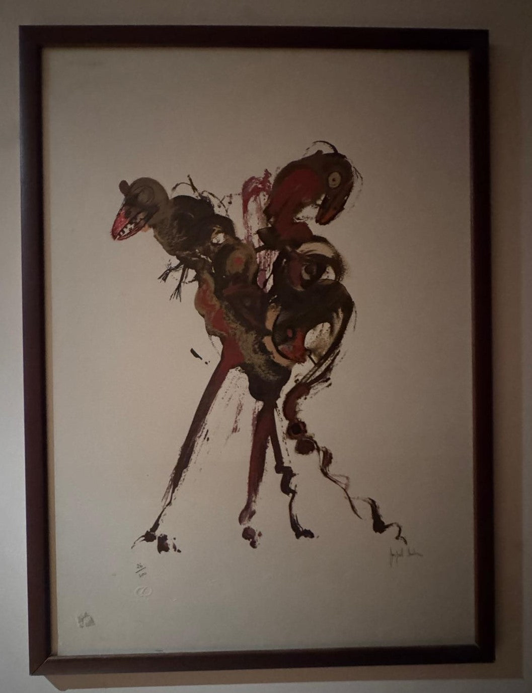 Miguel Barbosa - Serigrafia "Dinossauros" 26/200