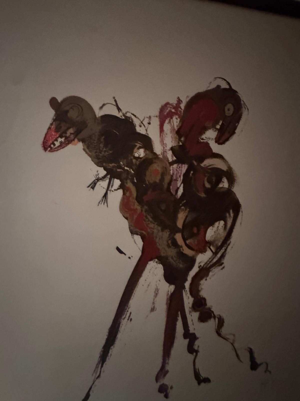 Miguel Barbosa - Serigrafia "Dinossauros" 26/200