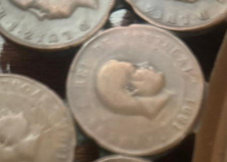 Bandeja Decorativa Cobre com Moedas 20 Réis - D. Carlos I e D. Luís I