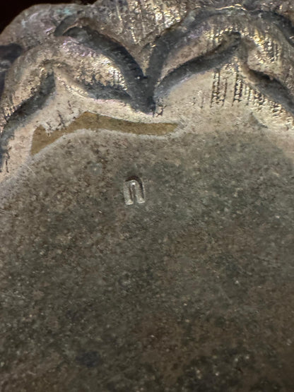 Balde de Gelo Ananás em Metal Prateado - Design Tropical Vintage