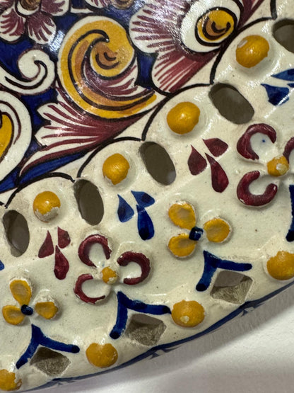 Prato Decorativo Faianças Soares dos Reis - F. Braga Gaia Nº 110/8